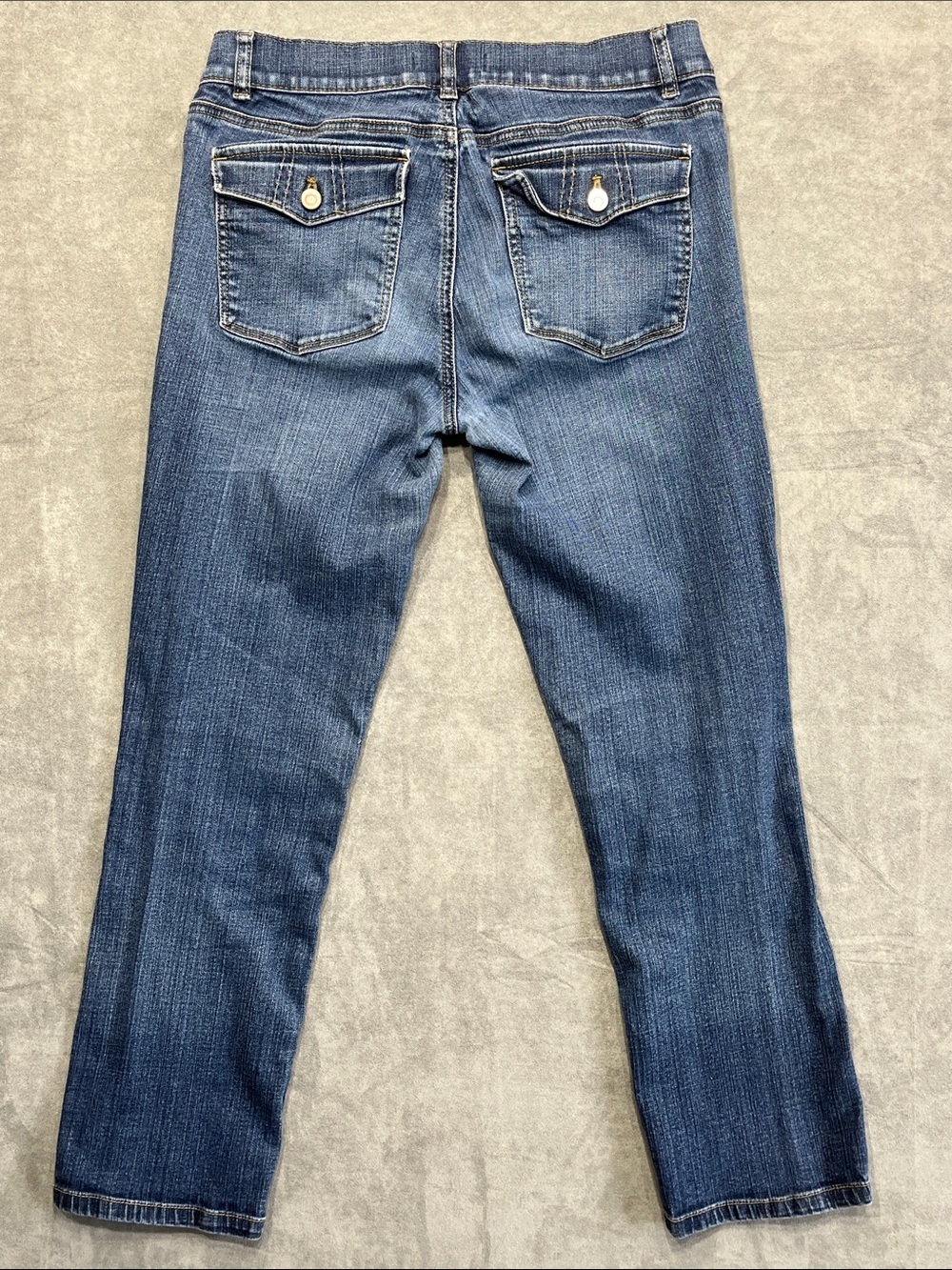 WHBM White House Black Market Noir Bootcut Jeans Women’s 8 Dark Wash